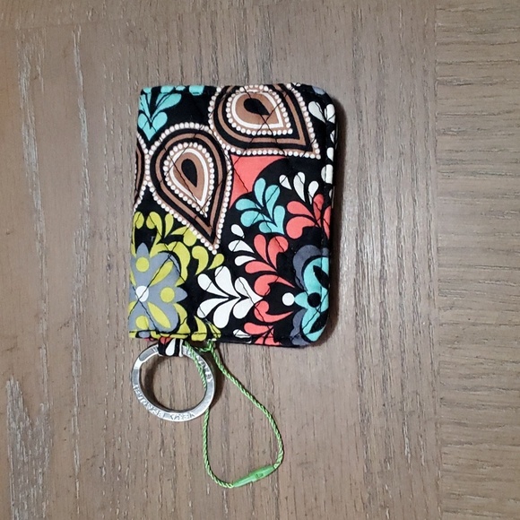 Vera Bradley campus double ID Sierra pattern Keychain,  sm wallet - Picture 1 of 4